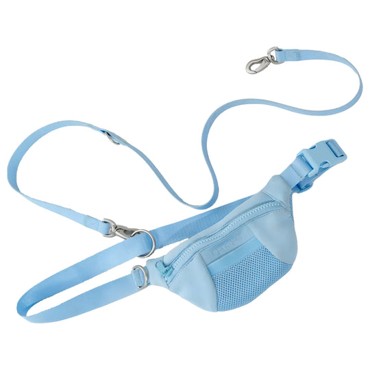 Sling Bag & Leash - Sky Blue Small banner