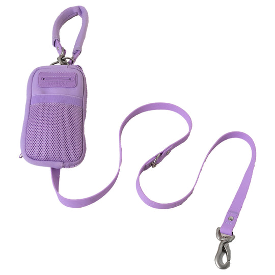 Walk Bag & Leash - Lilac banner