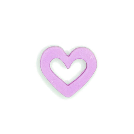 Leash & Collar Charm - Lilac - Heart banner
