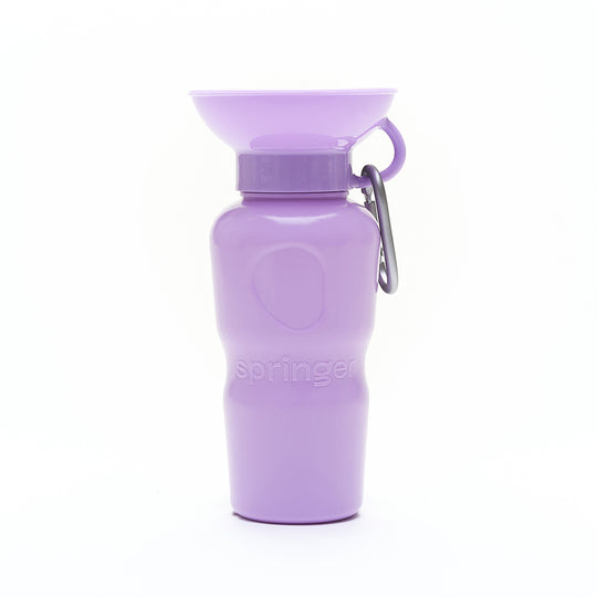 Classic Dog Water Bottle - Lilac banner