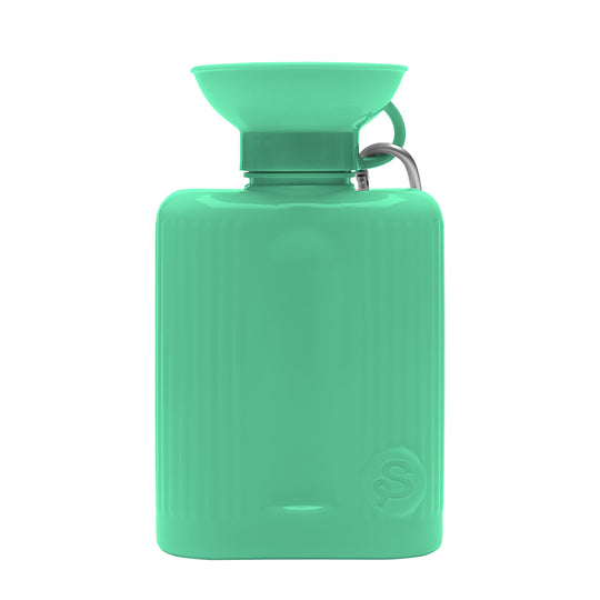 Growler 44 oz Travel Bottle - Green banner